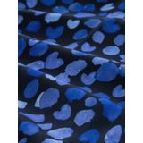 TOM TAILOR - Blouse - Blauw - Gevoerde Zoom - Driekwart Mouw