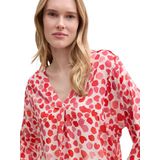 TOM TAILOR - Blouseshirt - Koraal - Dierenprint