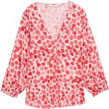 TOM TAILOR - Blouseshirt - Koraal - Dierenprint