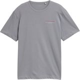 TOM TAILOR - Shirt - Grijs - Rood - Wit