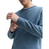 Tom Tailor - BASIC CREWNECK KNIT - Heren Trui - Blauw - Ronde Hals