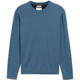 Tom Tailor - BASIC CREWNECK KNIT - Heren Trui - Blauw - Ronde Hals