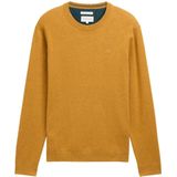 Tom Tailor - BASIC CREWNECK KNIT - Heren Trui - Geel - Ronde Hals