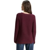 Tom Tailor - Gebreide Trui - Biologisch Katoen - Lange Mouwen - Ronde Hals