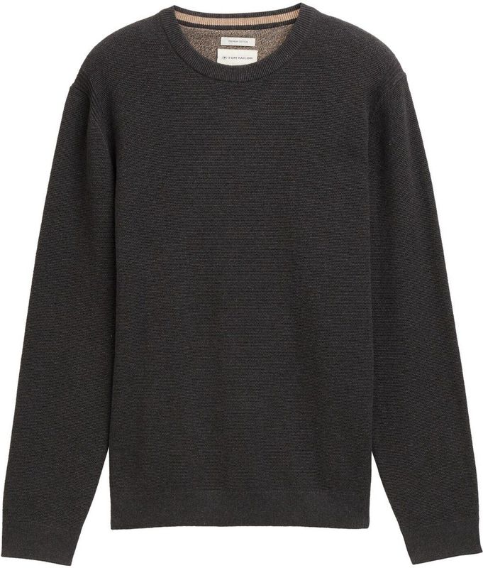 Tom Tailor - 1047570 - Gestructureerde Trui - Ronde Hals