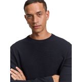 Tom Tailor - 1047570 - Gestructureerde Trui - Ronde Hals