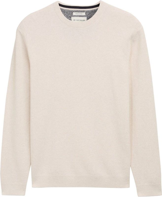 Tom Tailor - 1047570 - Gestructureerde Trui - Ronde Hals
