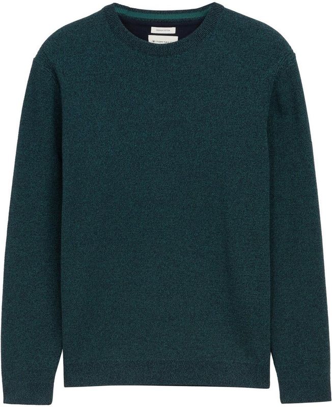 Tom Tailor - 1047570 - Gestructureerde Trui - Ronde Hals