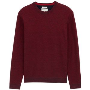 Tom Tailor - STRUCTURED CREWNECK KNIT - Trui - Rood - Regular Fit
