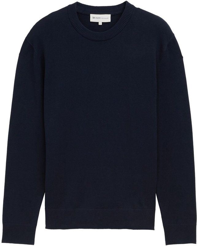 Tom Tailor Denim - Gebreide Pullover - Effen - Regular Fit - Katoen