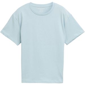 TOM TAILOR - Shirt - Kobaltblauw - Lichtblauw - Wit - Kwartmouw - Wijde Pasvorm