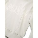 TOM TAILOR - Sweatshirt - Nude/Wit - Capuchon - Losse Pasvorm