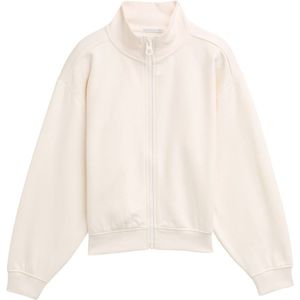 Tom Tailor - Sweatvest - Gardenia white - Zonder Capuchon - Ritssluiting