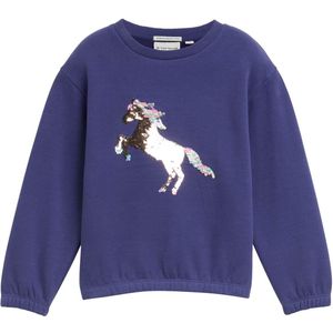 TOM TAILOR - 38338 - Sweatshirt - Donkerblauw - Voor Meisjes