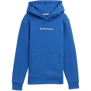 Soft Sapphire Blue - Hoodie - Met Capuchon - Ronde Hals - Logoprint