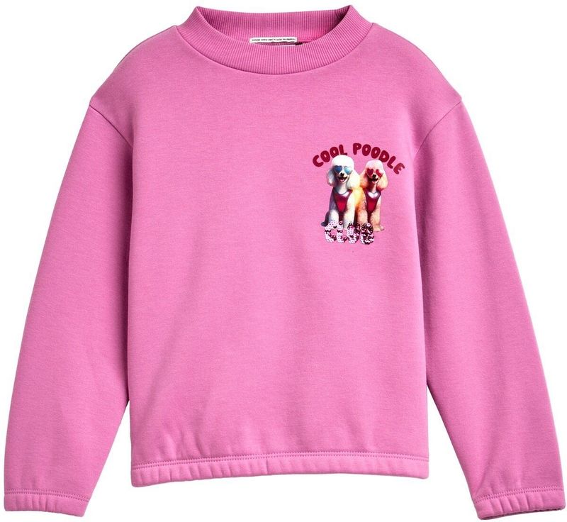 TOM TAILOR - Sweatshirt - Pink - Effen - Lange Mouw