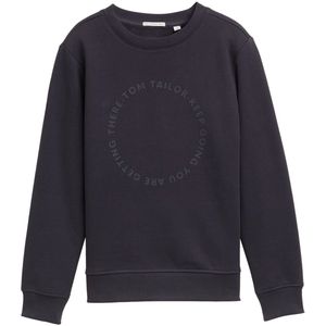 TOM TAILOR - Sweatshirt - Antraciet - Lange Mouw