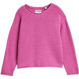 Tom Tailor - Jacquardtrui - Flashy Mauve - Met Streepmotief