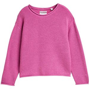 Tom Tailor - Jacquardtrui - Flashy Mauve - Met Streepmotief