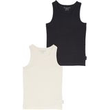 Tom Tailor - Shirt - Wool White - Set van 2 - Ronde Hals - Mouwloos