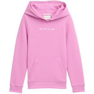 Tom Tailor - Hoodie - Flashy Mauve - Met Capuchon - Lange Mouwen