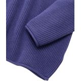 TOM TAILOR - Trui - Navy - Effen - Extra Lange Mouwen