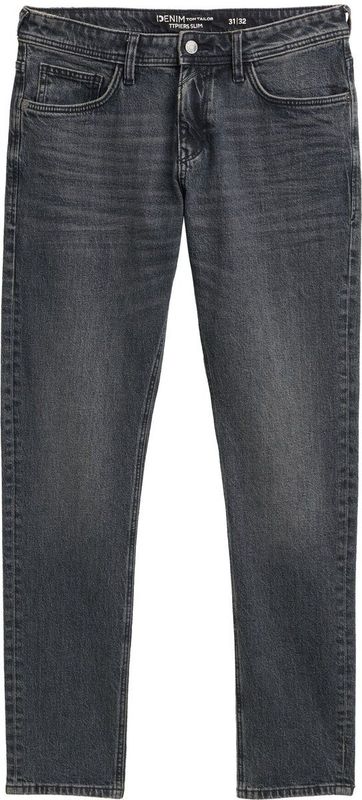 TOM TAILOR Denim heren jeans, 10220 - Used Dark Stone Grey Denim, 30W / 36L