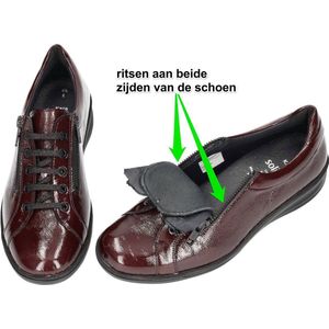 Solidus -Dames - bordeaux - sneakers - maat 37.5
