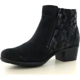 Solidus - 35011-01209 - Enkellaarzen - Zwart - Nubuck - Leer