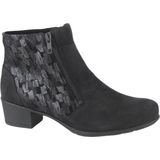 Solidus - 35011-01209 - Enkellaarzen - Zwart - Nubuck - Leer