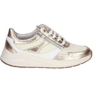 Solidus Kitty Brons Sneaker - Leren Damesschoen met Uitneembare Binnenzool