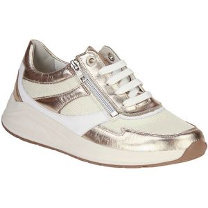 Solidus Kitty Brons Sneaker - Leren Damesschoen met Uitneembare Binnenzool