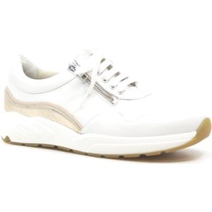 Solidus 66004 - Veterschoen - Wit Combi - Wijdte K - Comfortabel met Uitneembaar Voetbed