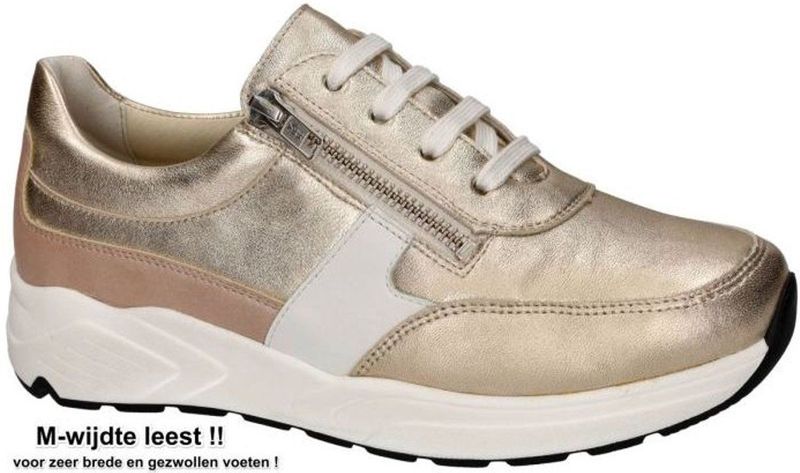 Solidus - 43025 Mia - Sneakers - Goud - Orthopedisch voor Zware Voetproblemen