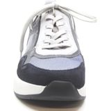 Solidus Ken Sneakers - Blauw Leder en Stretch - Heren