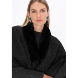 usha - FESTIVAL - Cape - Zwart