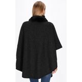 usha - FESTIVAL - Cape - Zwart