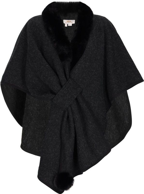 usha - FESTIVAL - Cape - Zwart