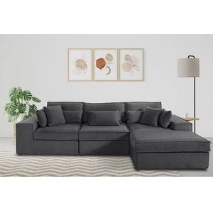 RAUM.ID Ecksofa »Florid L-Form«, 3 Teile, bestehend aus Modulen, viele Bezugsqualitäten, auch in Cord