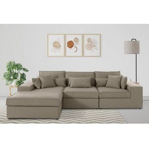 RAUM.ID Ecksofa »Florid L-Form«, 3 Teile, bestehend aus Modulen, viele Bezugsqualitäten, auch in Cord