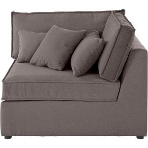RAUM.ID Sofa-Eckelement "Florid", Teil eines Modulsofas, fester Sitzkomfort, auch in Cord