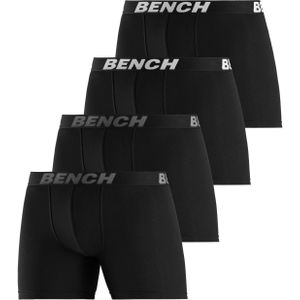 Bench. Boxer "Boxershorts für Herren", (Packung, 4 St.), Unterhose mit längerer Beinform aus Baumwollmischung