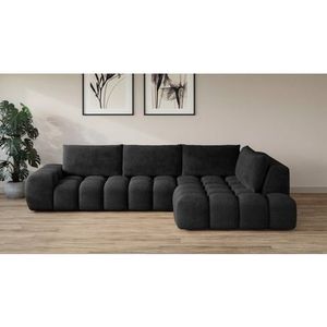 INOSIGN Ecksofa »AZITA Designsofa, elegant und bequem L-Form«, lose Rückenkissen, traumhafte Steppung, Maße B/T/H: 352/210/72 cm
