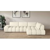 INOSIGN Ecksofa »AZITA Designsofa, elegant und bequem L-Form«, lose Rückenkissen, traumhafte Steppung, Maße B/T/H: 352/210/72 cm