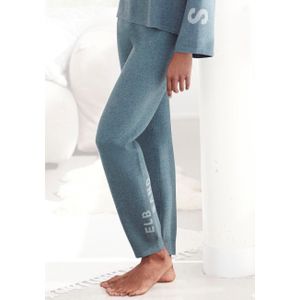 Elbsand - Tricotbroek - Loungewear - Petrol - Zacht Breiwerk