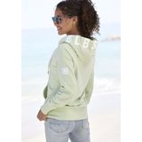 Elbsand Kapuzensweatjacke »Kelda«, mit Logo-Stickerei an der Kapuze, Basic