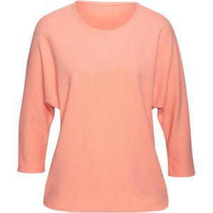 Vivance - Shirt - Peach - Lange Mouwen - Kreukvrije Structuurkwaliteit