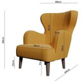 Home affaire Sessel "SICILIA", moderner Ohrensessel
