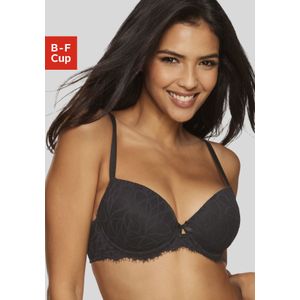 Bralette - Zwart - Kant - Licht Gewatteerd Met Beugel