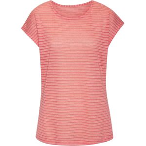 Vivance - Shirt - Abrikoos - Korte Mouwen - Onderhoudsvriendelijke Viscosekwaliteit